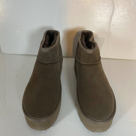 DREAM PAIRS Shearling-lined Winter Women's Ankle Boots Size 11 - Picture 6 of 12